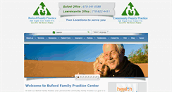 Desktop Screenshot of bufordfamilypractice.com